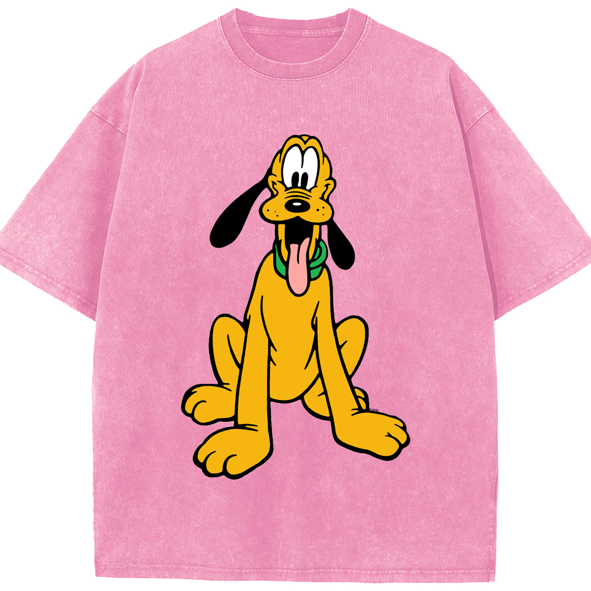 （画像用） ミッキーマウス Mickey Mouse 綿100% ヴィンテージ風 半袖Tシャツ（フロントプリント）
